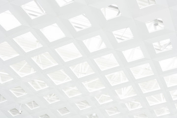 ceiling of modern building