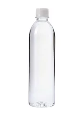 Papier Peint photo Eau plastic bottle of water isolated on a white background
