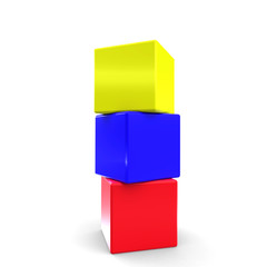 Obraz premium Color cubes
