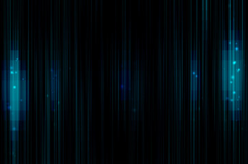 Fototapeta premium abstract blue tech on dark background