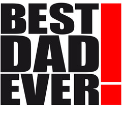 Best Dad Ever! Logo Design