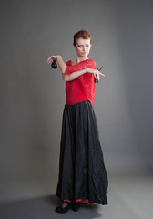 dancer with castanets