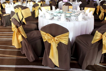 Catering table set service