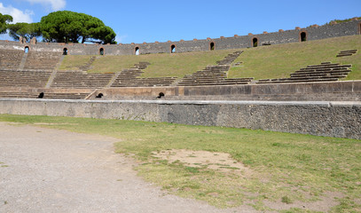 Interior of the Pompeian Amphitheatre