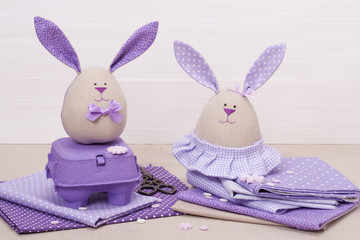 Handmade Easter Bunny Soft Toys
