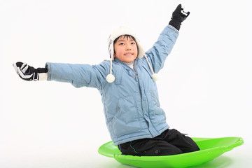 WinterLeiasure of Child