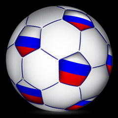 Obraz premium Russian soccer ball, vector