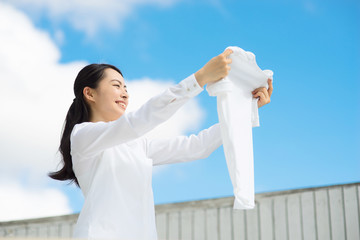 洗濯・女性