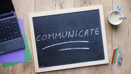Communicate written