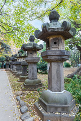 Toshogu Shrine at Ueno Park in Tokyo