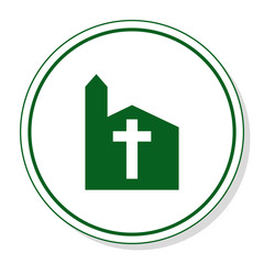 Web icon for communication - church