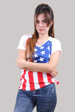 american flag t-shirt
