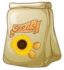 A pack of sunflower seeds