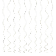 Serpentine ribbons isolated