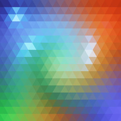 Fototapeta premium Abstract geometrical multicolored background