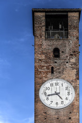 Bell tower with clock