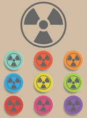 Radiation sign - Illustration Vector