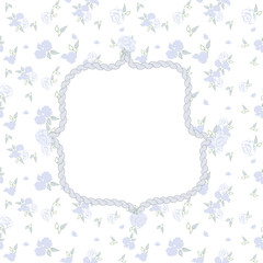 Roses pattern   Frame