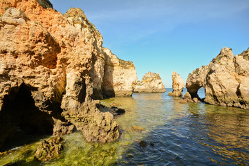 Ponta da Piedade Felsenküste bei Lagos, Algarve Portugal