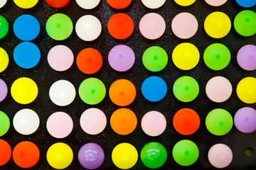 colorful ballons group