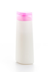 Plastic bottle isolated white background