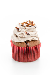 Cupcakes isolated on white background