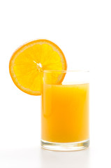 Orange juice glass