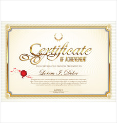 Certificate template