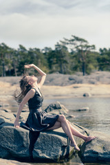 Beautiful young woman