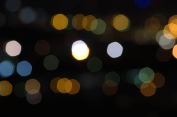 blurred lights