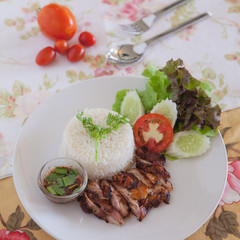 roasted pork rice