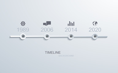 vector timeline infographic element design.
