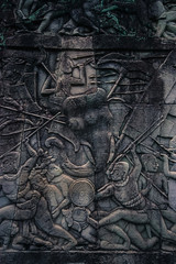 Angkor Wat Wall  Carving