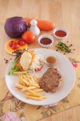 Grilled beef steak