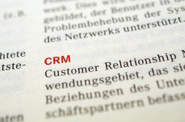 Fototapeta premium CRM Customer Relationship Management