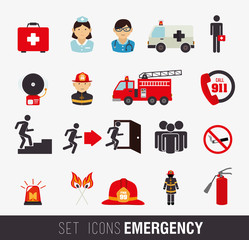 Obraz premium Firefighter design