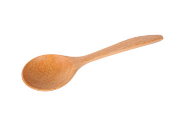 Wooden Spoon isolated on white background