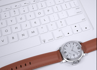 Watch on the keyboard