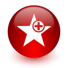 star red computer icon on white background