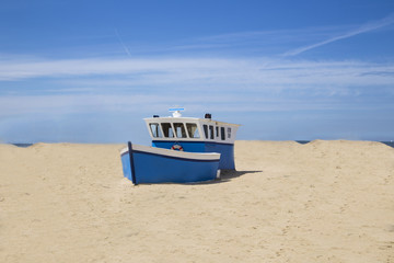 Fishing boat on the beach