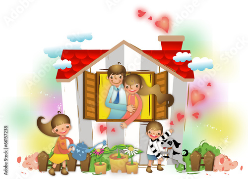 https://kr.fotolia.com/id/66157238 행복한 우리집" 스톡 이미지, 로열티프리 벡터 파일 : Fotolia.com ...
