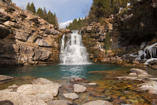 Waterfall in Ordesa