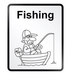 Fishing Information Sign