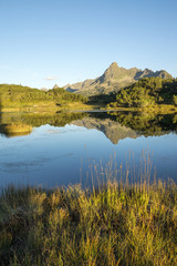 Fototapeta premium Herbst in den Bergen