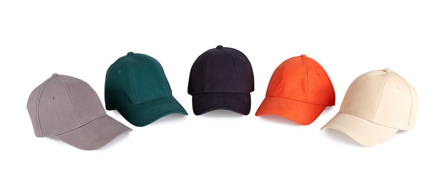 Color baseball caps