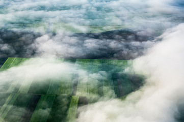 Bird's eye view of the earth