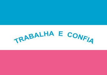 State flag of Espirito Santo in Brazil