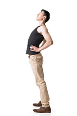 Naklejka premium back pain