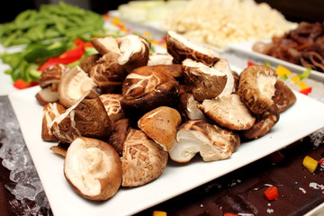 Fresh mushrooms