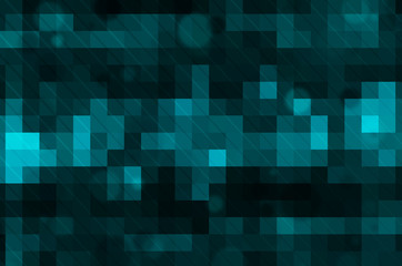 abstract blue square mosaic background